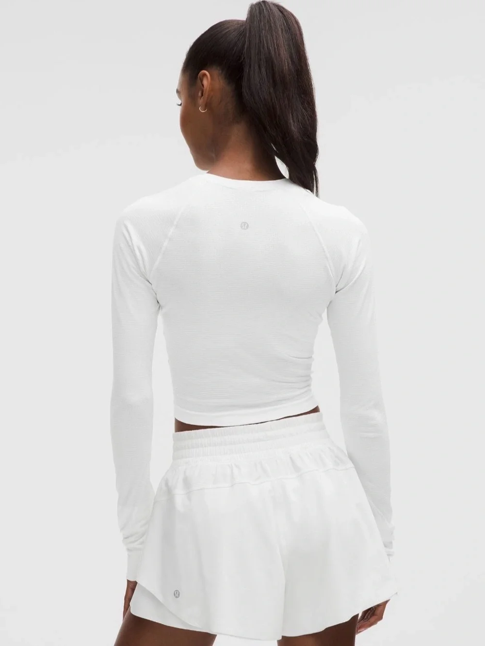 Lululemon Swiftly Tech Cropped Long Sleeve 2.0. NWT Size 6 - Picture 3 of 7